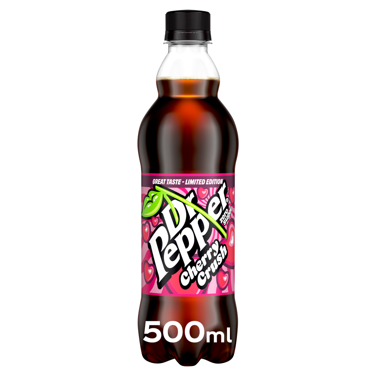 Dr Pepper Zero Sugar Cherry Crush Limited edition 500ml x 12