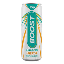 Load image into Gallery viewer, Boost Sugar Free Tropical Blitz Energy Drink 250ml - Fame Drinks

