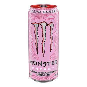 Monster Energy Ultra Strawberry Dreams Zero Sugar Drink 500ml - Fame Drinks