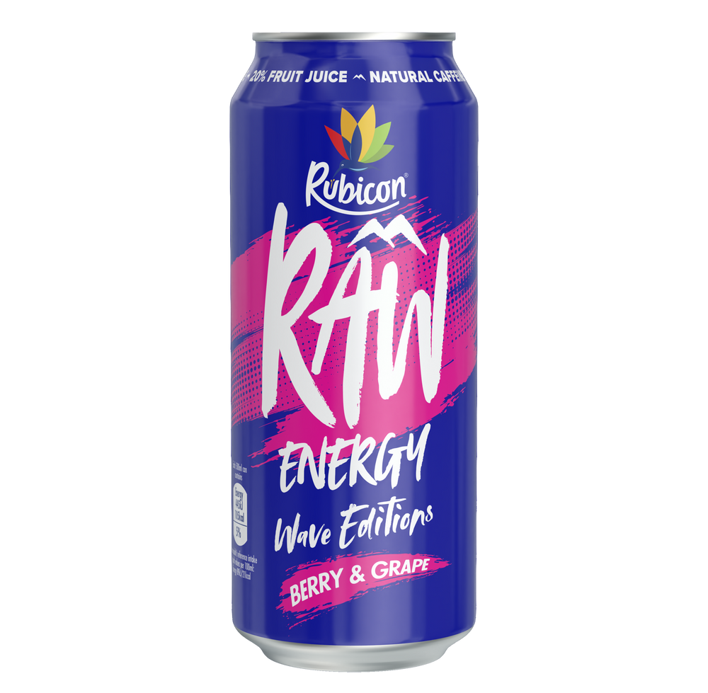 Rubicon Raw Energy Berry & Grape 500ml x 12