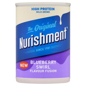 Nurishment Blueberry Swirl Flavour Fusion 400g - Fame Drinks