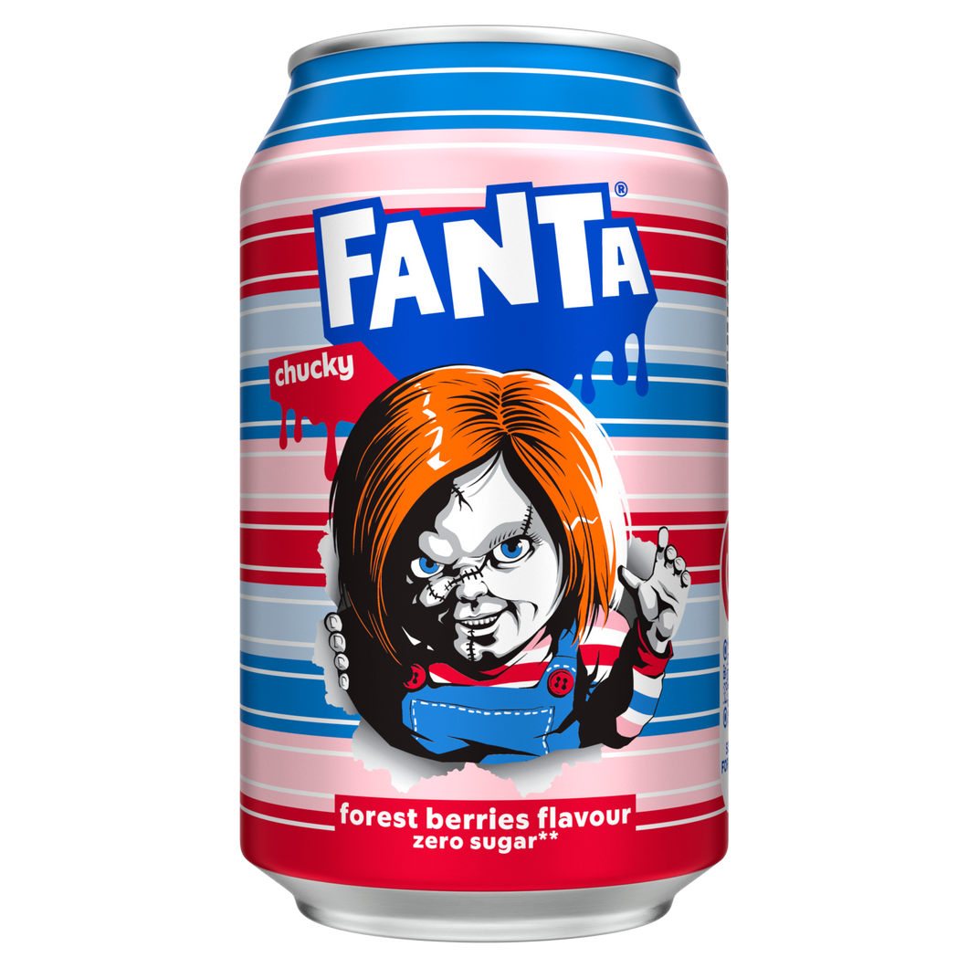 Fanta Forest Berries Zero Sugar 330ml can - Fame Drinks