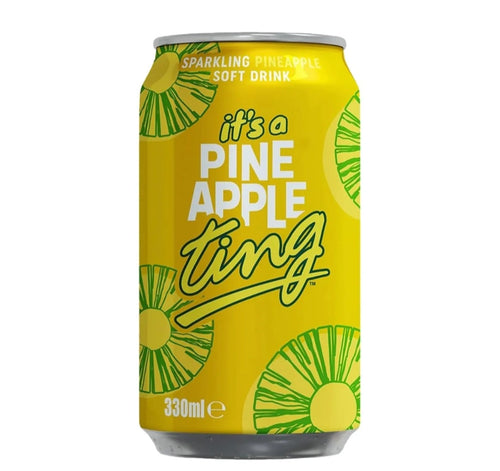 Ting Pineapple Soda Carbonated Pineapple Juice drink 330ml - Fame Drinks