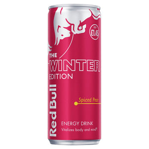 Red Bull Winter Edition Spiced Pear 250ml x 12 - Fame Drinks