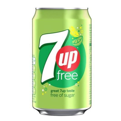 7UP Sugar Free 330ml (1 x 24) - Fame Drinks