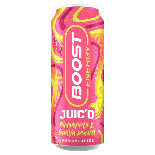 Boost energy pineapple & guava punch 500ml (1 x 12) - Fame Drinks