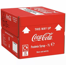 Load image into Gallery viewer, Coca Cola Postmix Syrup drink 7L - Fame Drinks
