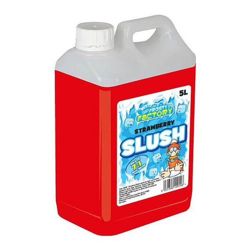 Crazy Frosty Factory Strawberry Slush Syrup 5L - Fame Drinks