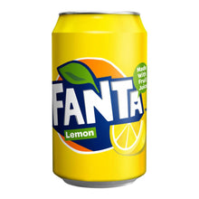 Load image into Gallery viewer, Fanta Lemon Can Drink 330ml - Fame Drinks
