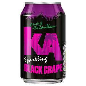 KA Sparkling Black Grape Drink 330ml - Fame Drinks