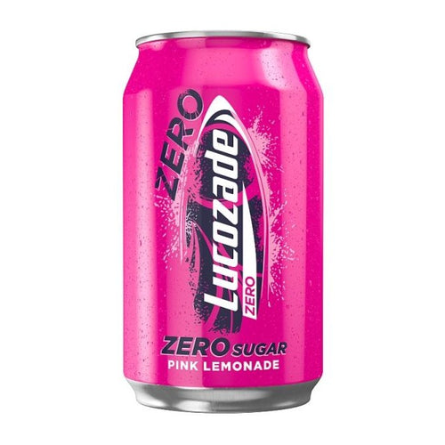 Lucozade Zero Pink Lemonade 330ml (1 x 24) - Fame Drinks
