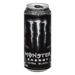 Monster Energy Ultra Black Drink 500ml (1 x 12) - Fame Drinks