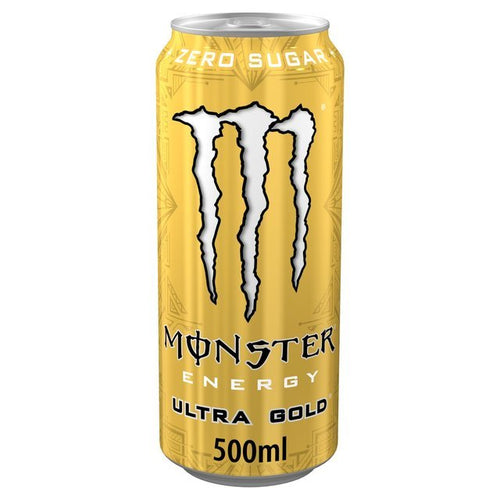 Monster Zero-Sugar Ultra Gold 500ml (1 x 12) - Fame Drinks