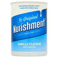 Load image into Gallery viewer, Nurishment Original Vanilla Flavour 400g (1 x 12) - Fame Drinks
