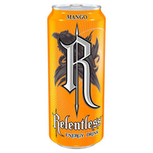 Load image into Gallery viewer, Relentless Mango Energy Drink 500ml - Fame Drinks
