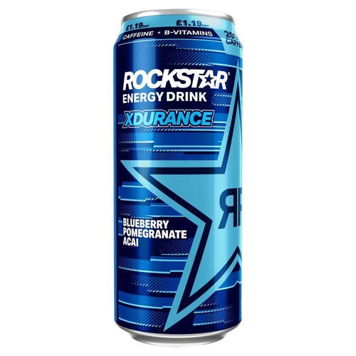 Rockstar Xdurance 500ml (1 x 12 Pack) - Fame Drinks