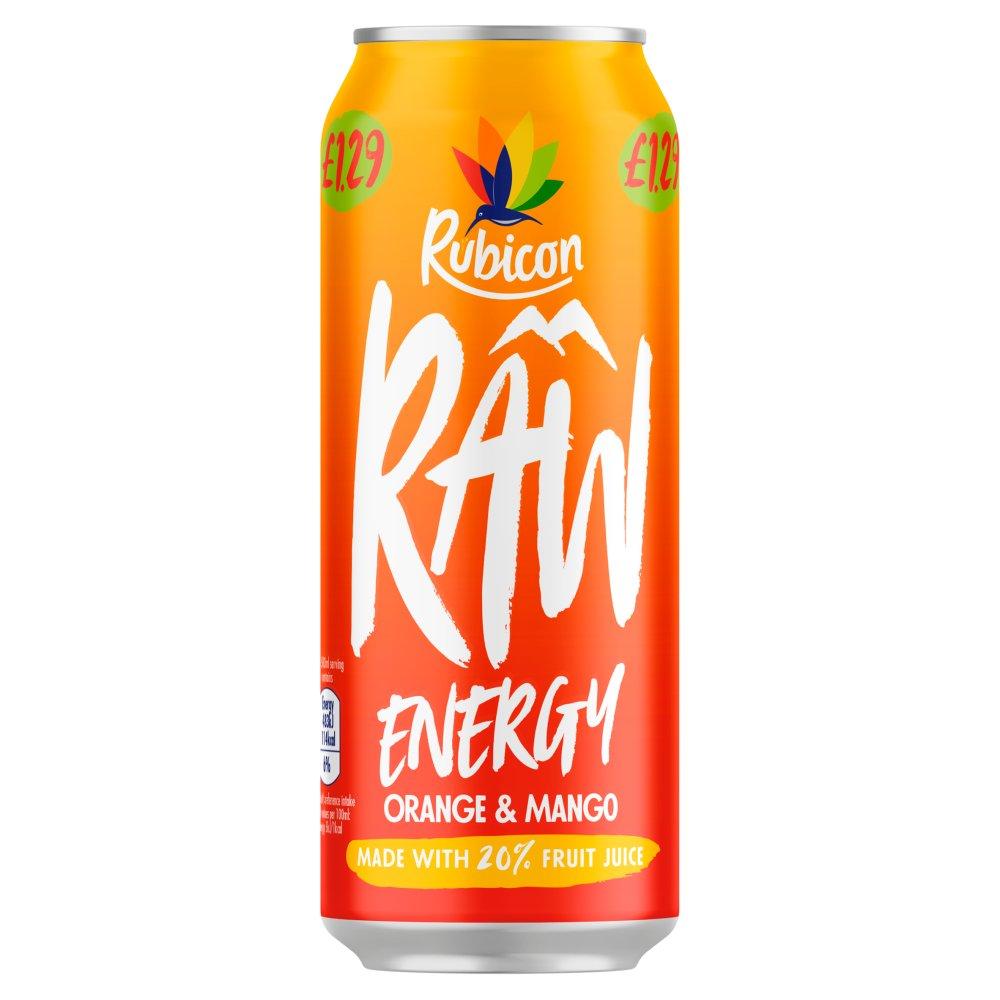 Rubicon Raw Energy 500ml (1 x 12) - Fame Drinks