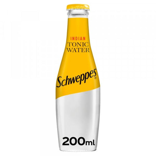 Schweppes Slimline Indian Tonic Water 200ml (1 x 24) - Fame Drinks