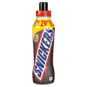 Snickers Chocolate Peanut Milk Shake Drink 350ml (1 x 12) - Fame Drinks