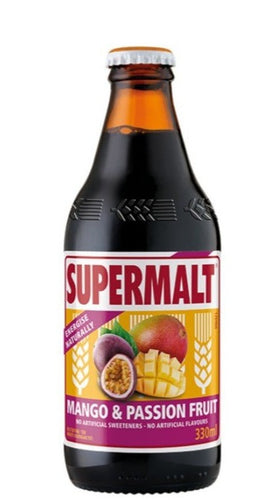 Supermalt Mango & Passion Fruit 330ml x 24 - Fame Drinks
