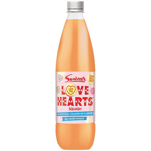 Swizzels Love Hearts Squash 1L x 12 - Fame Drinks