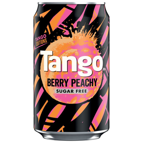 Tango Berry Peachy sugar free 330ml (1 x 24) - Fame Drinks