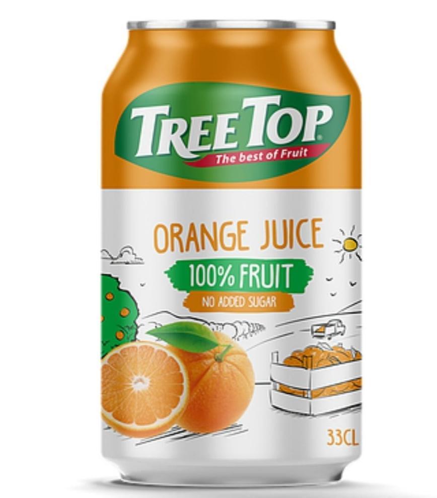 Treetop Orange Juice 330ml (1 x 24) - Fame Drinks