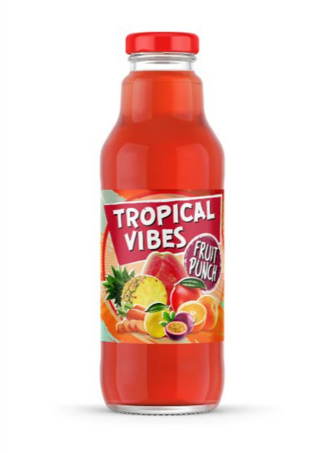 Tropical vibes Fruit punch 532ml x 12 - Fame Drinks